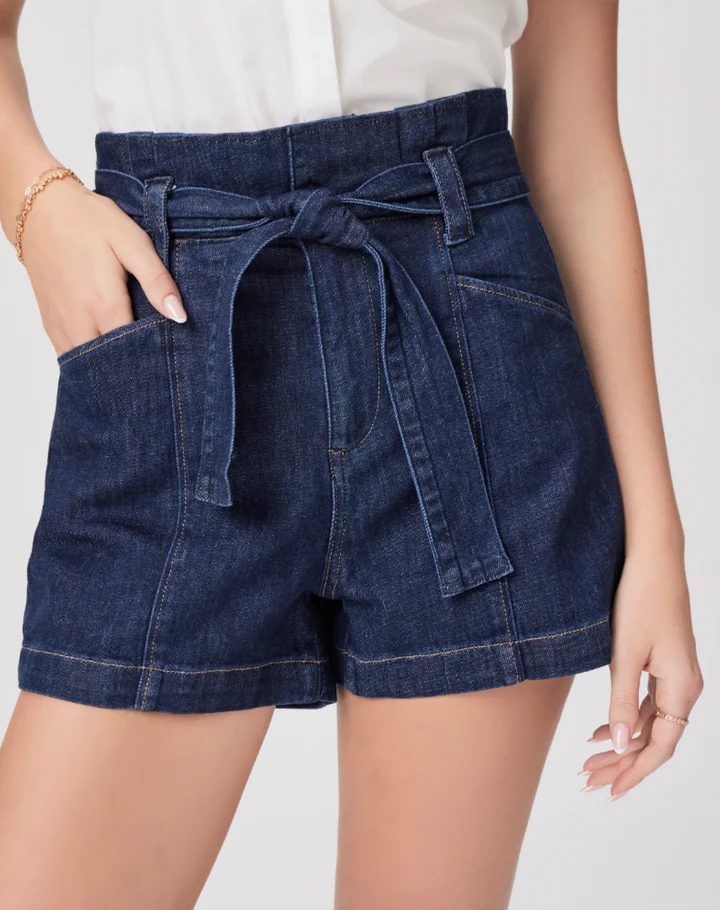 Paige Anessa Short in Blue (Dark Denim)