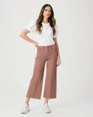 Anessa Wide Leg Jean in Vintage Dark Wood