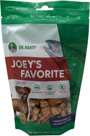 Dr. Marty Joey’s Favorite Salmon Dog Treat 4 oz