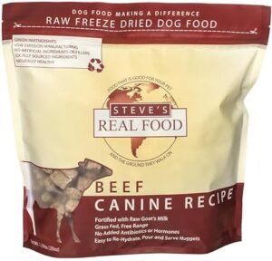 Steve’s Real Food Freeze-Dried Raw Nuggets 1.25# (Beef)