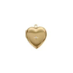 Heart Locket with Diamond