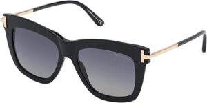 Tom Ford DASHA FT 0822 Shiny Black/Grey 52/16/140 women Sunglasses