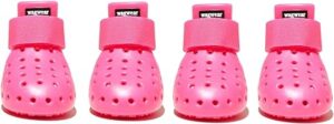 Wag Wear WagWellies® Mojave Dog Boots Hot Pink