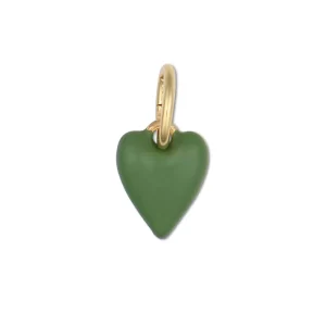 Hart Mini Green Enamel Heart Charm