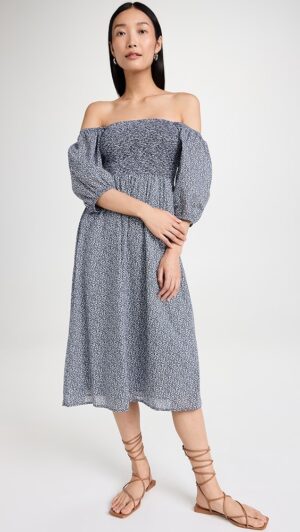 Nation LTD Pasha Off Shoulder Puff Sleeve Dress